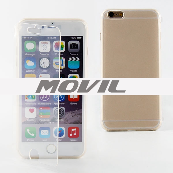 NP-2055 TPU Touch pantalla Flip Funda para Apple iPhone 6 Plus-0